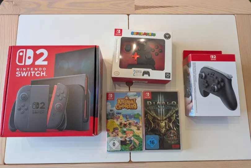 Nintendo Switch 2 con 2 giochi e Pro Controller, Schweiz, Gland
