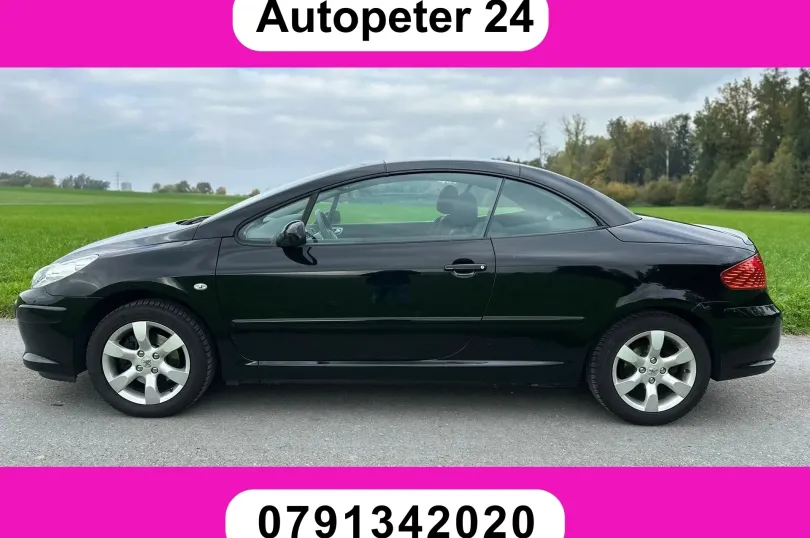 PEUGEOT 307 CC 2.0 16V Black&Silver, Usagé, Suisse, Hunenberg