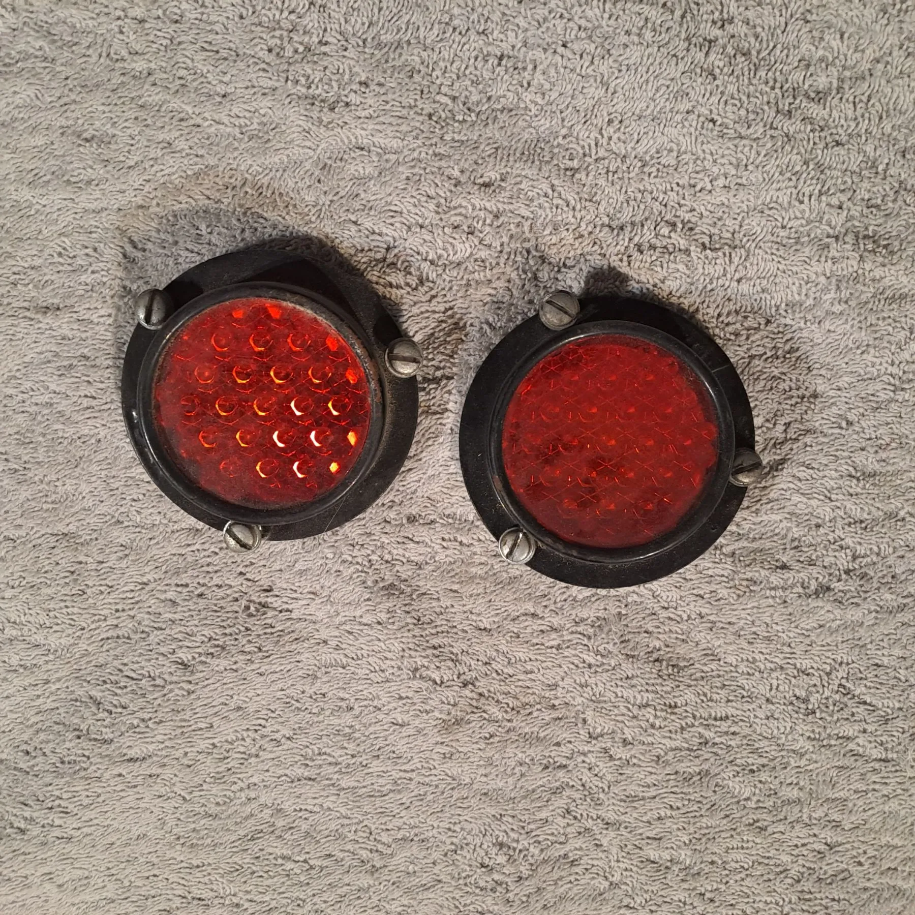 Catarifrangenti per veicolo d'epoca, Used, Switzerland, Riva San Vitale
