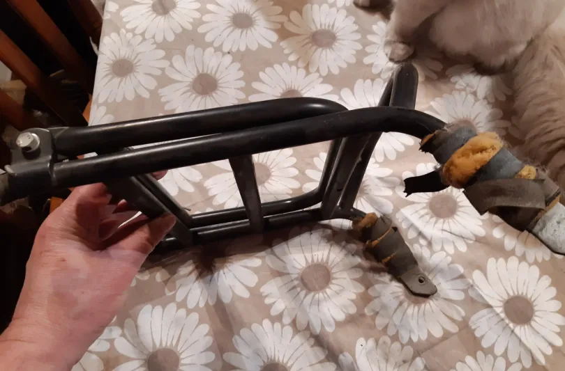 Posrtapacchi motorino o Vespa, Schweiz, Riva San Vitale