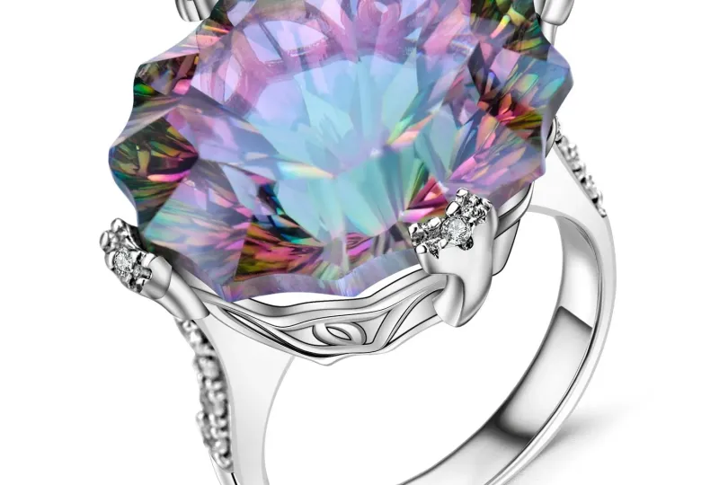 New Luxury Special-shaped Colored Gems Ring Women', Switzerland, Schaffhausen