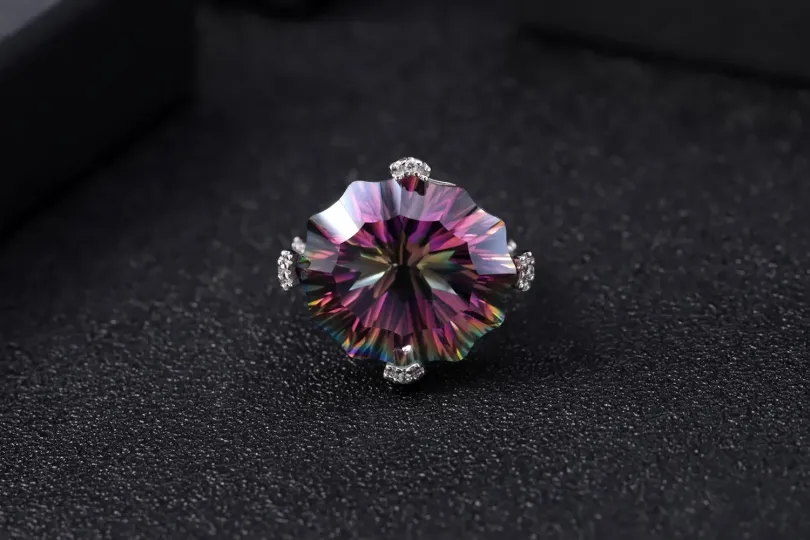 New Luxury Special-shaped Colored Gems Ring Women', Switzerland, Schaffhausen