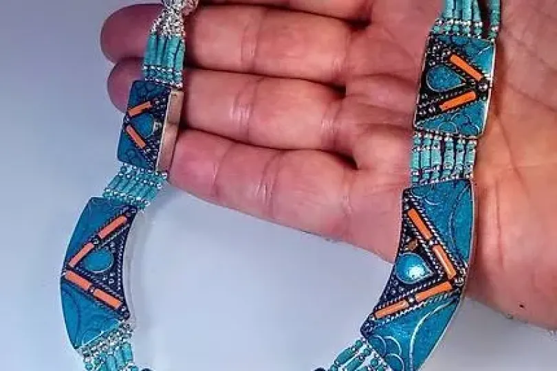 Einzigartiges altes Berber-Halsband aus Marokko, Switzerland, Schaffhausen