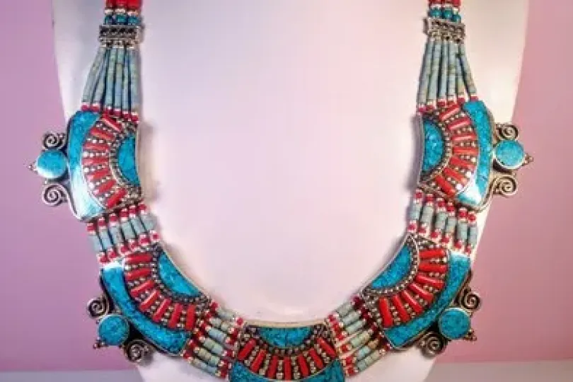 Wunderschöne Vintage-Halskette aus Marokko, Switzerland, Schaffhausen