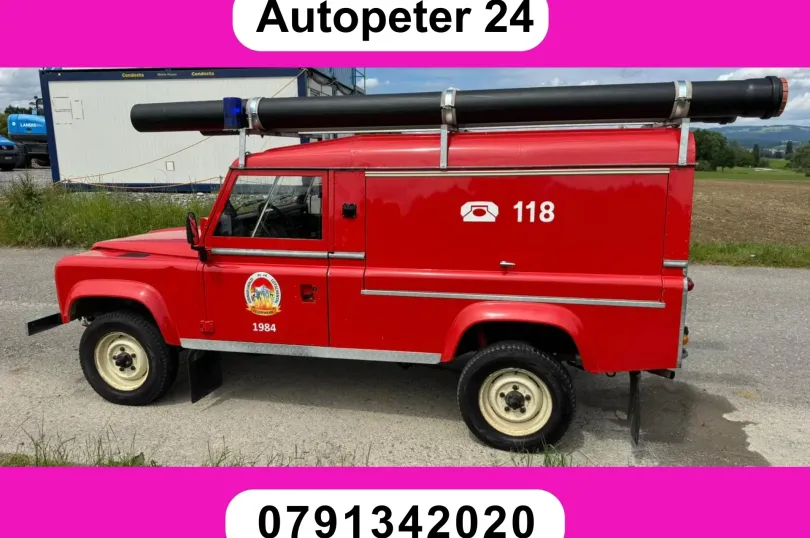 LAND ROVER 110 ex Feuerwehr, Used, Switzerland, Hunenberg