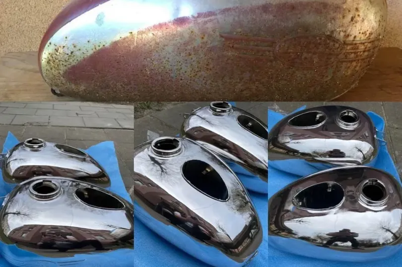 Verchromen, Vernicklen, Renovierung, von Automobil, Svizzera, Cointrin