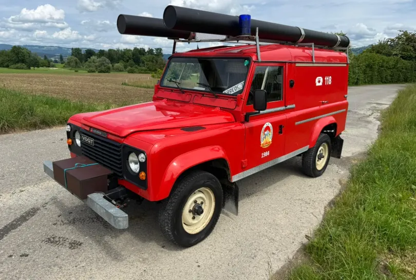 LAND ROVER 110 ex Feuerwehr, Usato, Svizzera, Hunenberg