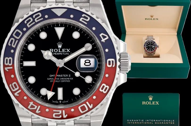 ROLEX GMT-MASTER II PEPSI Ref. 126710BLRO-FULL SET, Svizzera, Bellinzona