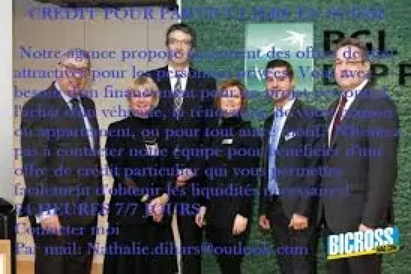 OFFRE DE PRÊT ENTRE PARTICULIER SÉRIEUX EN 72H A 0 Petites annonces gratuites en Suisse